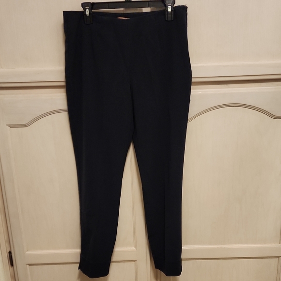 Ellen Tracy Women's Summer Weight Unlined Black Trousers 6‎ - Picture 1 of 6